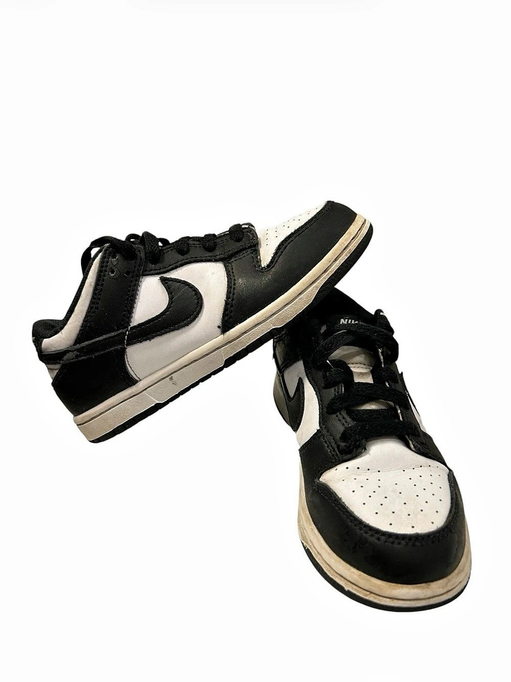 Nike Dunk “Panda” Black & White Sneakers – Kids Size 13C